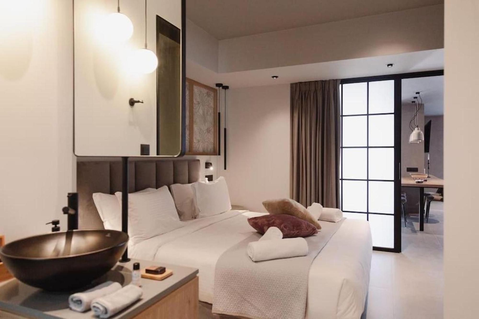 Orama Luxury Suite 3 Bedrooms With Private Pool Limenas Chersonisou Exterior foto