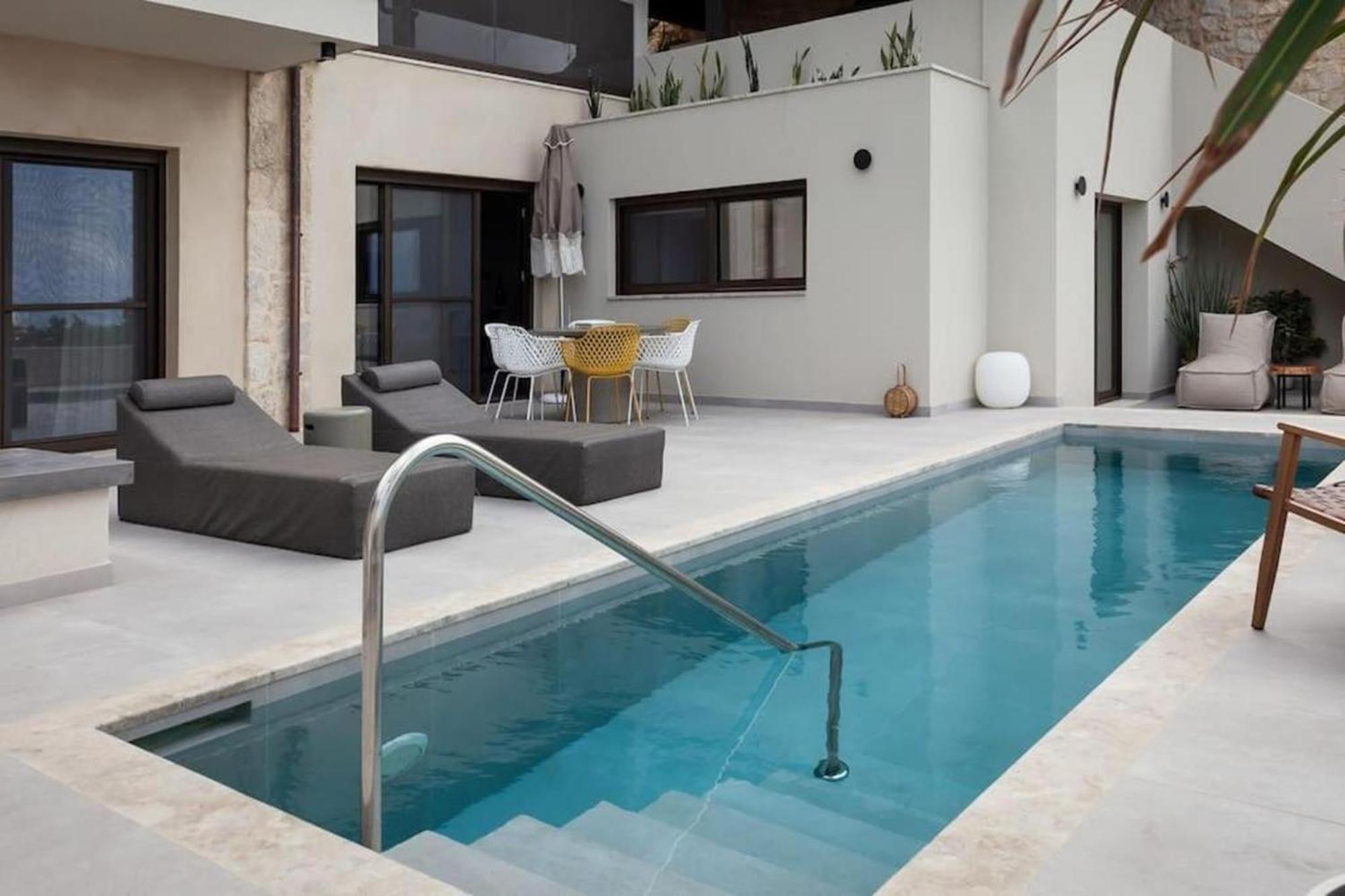 Orama Luxury Suite 3 Bedrooms With Private Pool Limenas Chersonisou Exterior foto