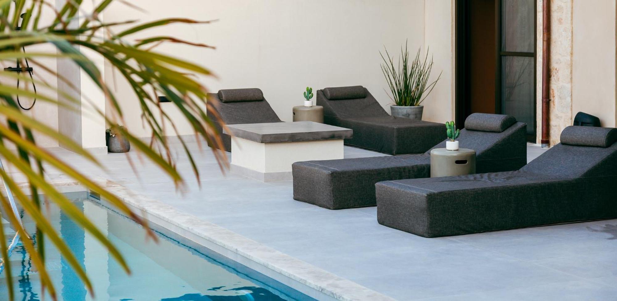 Orama Luxury Suite 3 Bedrooms With Private Pool Limenas Chersonisou Exterior foto