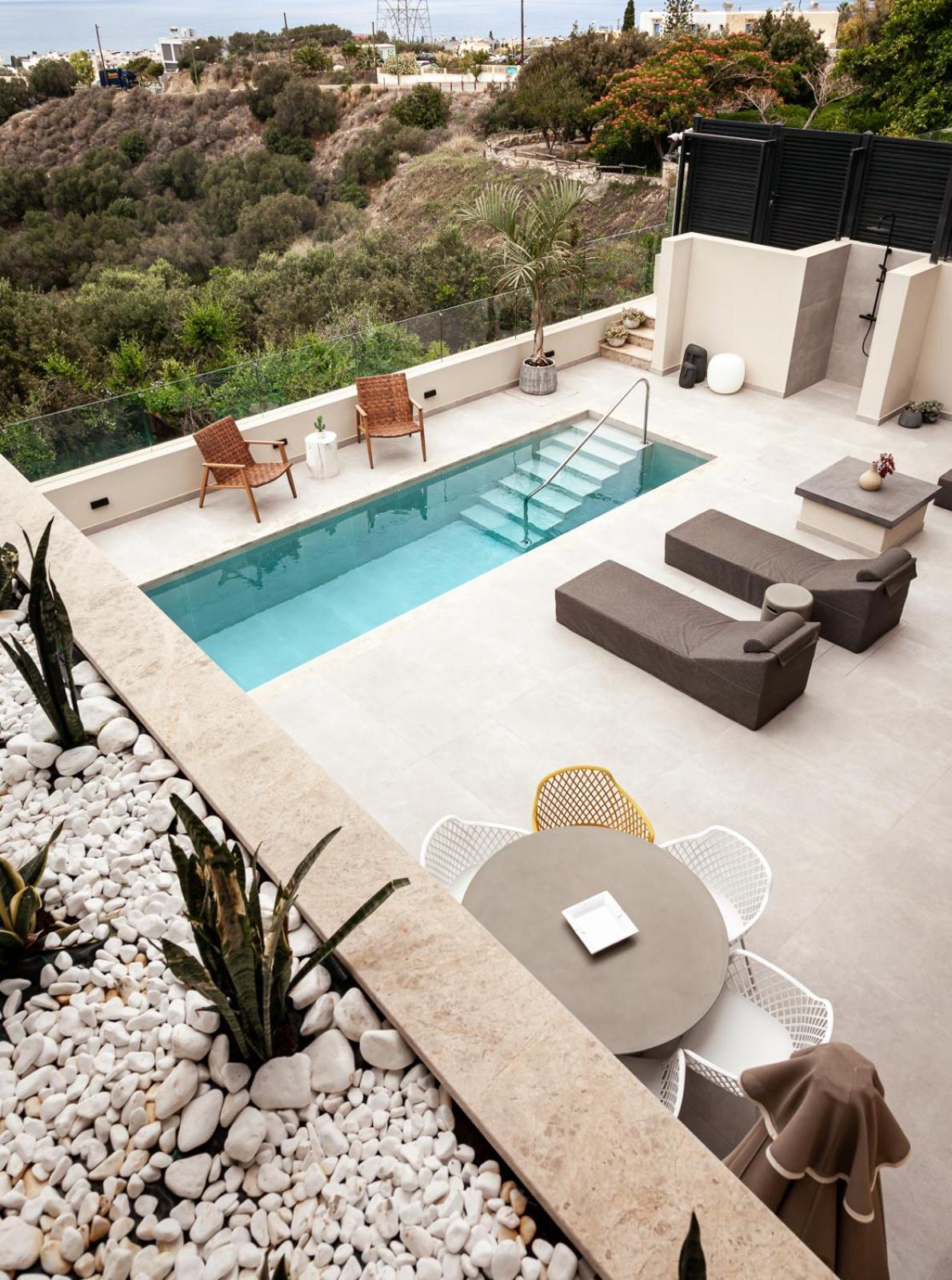 Orama Luxury Suite 3 Bedrooms With Private Pool Limenas Chersonisou Exterior foto